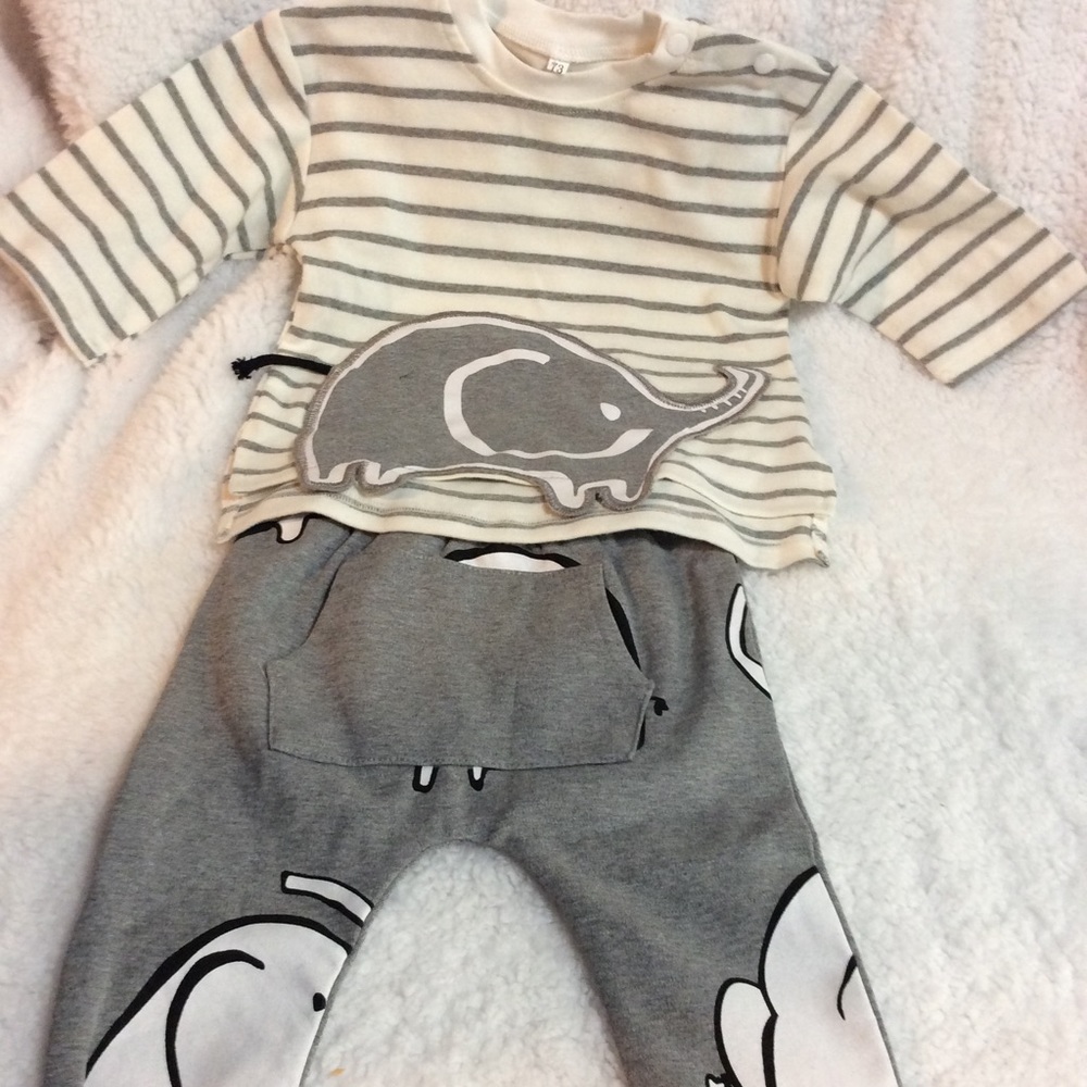 2 piece fleece outfit set